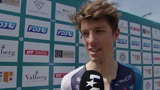 George Bennett  Interview at the start  MercanTour Classic AlpesMaritimes 2024 [upl. by Leina]