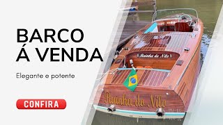 Lancha Runabout nova à venda confira [upl. by Anifares]