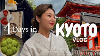 4 Days in KYOTO 🇯🇵 Best Food Places  JAPAN VLOG 2023 [upl. by Aihsile529]