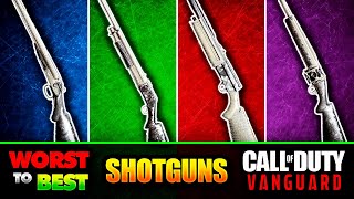 Vanguard Shotguns Ranked WORST to BEST [upl. by Munro713]