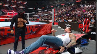 Drew McIntyre attacks CM Punk  WWE RAW 9022024 [upl. by Joline563]