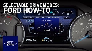 How to Use Selectable Drive Modes  Ford HowTo  Ford [upl. by Magdala]