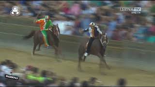 PALIO DI SIENA VINCE LA CONTRADA DELLA LUPA 17082024 [upl. by Schug]