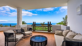 W02SUKK Fantastic apartment with sea views in golf front line of Abama Resort Tenerife South [upl. by Okimik]