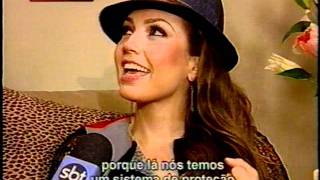 Falando Francamente entrevista THALIA 2002  SBT by renaron [upl. by Nailuj]