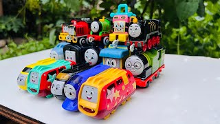 Thomas and Friends Tokyo Maintanance Factory for many unique toys Richannel Train Rainbow Kereta Api [upl. by Kerr]