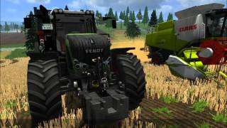 Moisson 2012 Class Lexion 770 TT amp New Holland et Rolland Rollroc  Wendland HD [upl. by Canty]