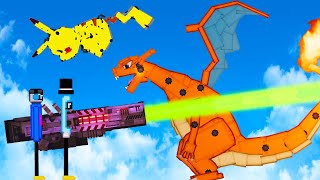 We Annihilate Pokémon with an Insane Gauss Laser in People Playground [upl. by Amaryl]