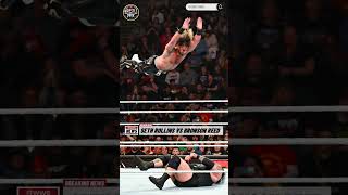 Seth Rollins vs Bronson Reed WWE Raw shorts wwe [upl. by Indira]