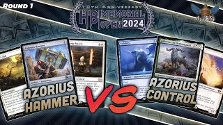 MTG Modern  Azorius Hammer vs Azorius Control  Hunter Burton Memorial Open  Round 1 [upl. by Eisserc803]