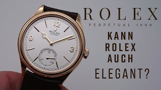 Kann Rolex AUCH elegant  Rolex Perpetual 1908  Kaliber 7140 [upl. by Harlow]