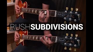 Rush  Subdivisions  Guitar Cover [upl. by Reltuc381]