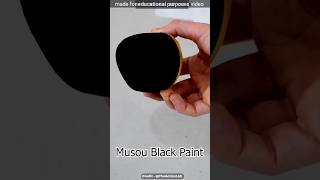 dark musou black 🖤 paint life hack 🤯 shorts [upl. by Nauqan]