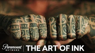 Polynesian Tattoos The Art of Ink Season 2 Digital Exclusive  Paramount Network [upl. by Nyllek]