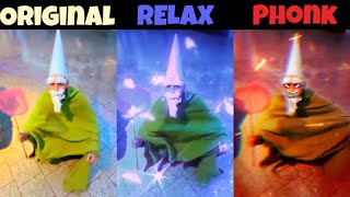 The Green Wizard Gnome Original vs Relax vs Phonk part 5 [upl. by Eikcor650]