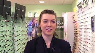 Meet Ellie our optical apprentice  Specsavers [upl. by Reerg]