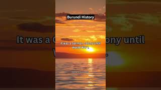 History  Burundi was originally inhabited by the Twa Hutu and Tutsi people factsforworld shorts [upl. by Andi809]