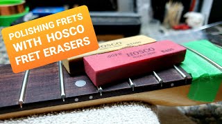 Polishing frets with Hosco fret eraser [upl. by Binette225]