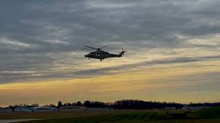 First flight of Boeing MH139 Grey Wolf Helicopter for the US Air Force [upl. by Avlasor790]