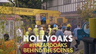 Behind the Scenes of the Crane Stunt  Hollyoaks [upl. by Nomaj]