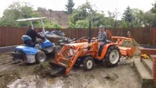 KUBOTA B 1600 z TURem Ładowacz czołowy wwwtraktorkijaponskiewawpl [upl. by Diego]