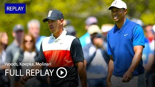 Full Replay  Tiger Woods Brooks Koepka Francesco Molinari in 1st Round at 2019 PGA Championship [upl. by Ekard]