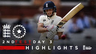 Root With Another Century  England v India  Day 3 Highlights  2nd LV Insurance Test 2021 [upl. by Rehnberg]