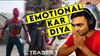 Spiderman No Way Home Teaser Trailer REACTION  Emotional Kar Diya  ComicVerse [upl. by Doykos]