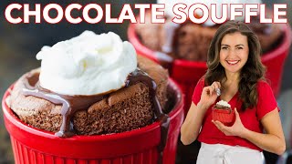 How to Make Chocolate Soufflé  EASY CHOCOLATE SOUFFLE [upl. by Attirb]