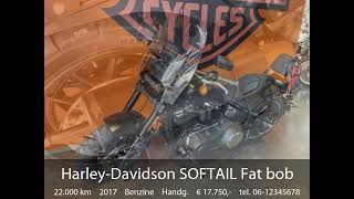 HarleyDavidson SOFTAIL Fat bob [upl. by Vinay]