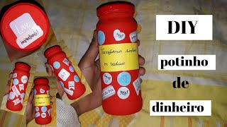 DIY  POTINHO DE DINHEIRO  Anaah Duart [upl. by Tully]