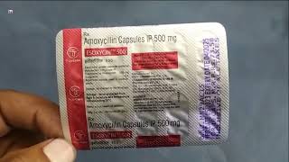 Esoxycin 500 Capsule  Esoxycin Capsules  Amoxycillin Capsules IP 500mg  Esoxycin 500mg Capsule [upl. by Animor]