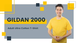 Gildan 2000 Adult Ultra Cotton TShirt  BlankApparelca [upl. by Kila]