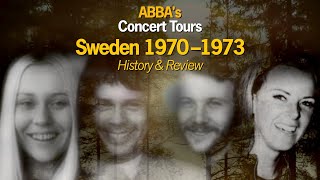 ABBA’s 1st Concert Tours – Sweden 1970–1973  ABBA History [upl. by Varini]