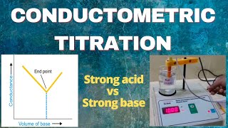 Conductometric Titration of Strong acid Vs Strong base  Calibration of Conductivity Meter RK Sir [upl. by Ayocat]