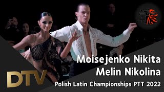 Samba Champions  Moisejenko Nikita amp Melin Nikolina  Amateur  Polish Championships Latin 2022 [upl. by Tychon]