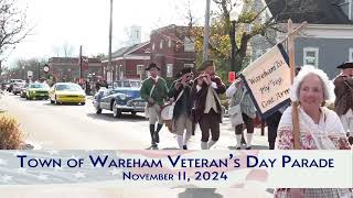 Wareham Veterans Day Parade 2024 [upl. by Novyak]