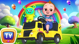 Wheels on the Bus  The Little Builders in Baby Takus World  ChuChuTV Nursery Rhymes amp Kids Songs [upl. by Ginger]