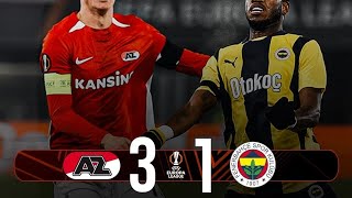 Fenerbahçe  Az Alkmaar 13  MAÇ ÖZETİ  UEFA Avrupa Ligi 202426 [upl. by Dielle825]