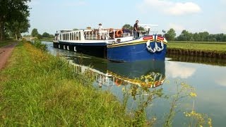 The 12 Passenger Hotel Barge Panache  Luxury Cruises in Alsace amp Lorraine France [upl. by Hahn562]