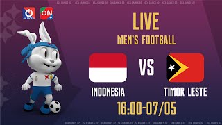 Full Match  Timor Leste  Indonesia l Mens Football l Group A  SEA Games 32 [upl. by Nyla]