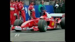 Silverstone 2004 GP Lämmittelykierros  Startti [upl. by Ellen]