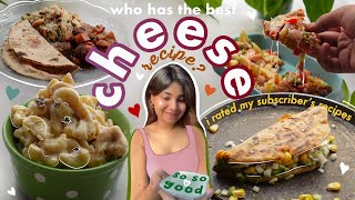 i rated your cheese recipes to find the best one 👑 [upl. by Asreht]