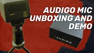 AUDIGO WIRELESS MIC amp MOBILE STUDIO APP  Unboxing amp Demo [upl. by Kiki]