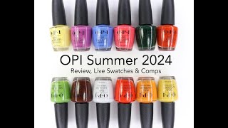 OPI My Me Era Summer 2024 Collection Review Live Swatches and Comparisons [upl. by Nyrmak161]