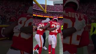 MUST SEE postgame celebration 😍 ChiefsvsBroncos [upl. by Oliric582]