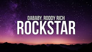 DaBaby  ROCKSTAR Lyrics ft Roddy Ricch [upl. by Lenee]