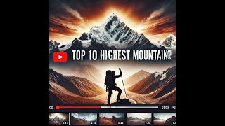 Top 10 Tallest Peaks Conquering Earths [upl. by Seth830]