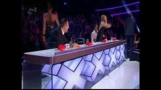 Amanda Holden Throws Water At Stephen Mulhern  Britains Got More Talent 2015 Live Semi Final 1 [upl. by Nirac]