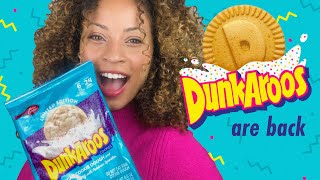 Dunkaroos Review 🦘🍪 Trying NEW Betty Crocker Dunkaroos ® Sugar Cookies  Limited Edition 2021 [upl. by Llyrpa515]